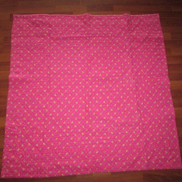 Handmade Patchwork Baby Play Quilt – Vintage Cotton - Picture 6 of 11